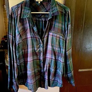 Maurices XXL (16) women’s button down shirt
